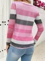 Regular Fit Geometric Casual T-Shirt