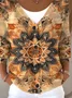 V Neck Boho Loose Cardigan