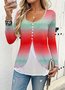 Regular Fit Geometric Casual T-Shirt