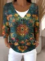 Loose Vintage V Neck Cardigan