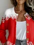 Casual Loose Christmas Knitted Cardigan