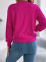 Casual Regular Fit Crew Neck Sweater