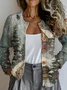 Peasant Christmas Knitted Loose Cardigan