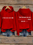 Women's freedom Print Casual Hoodie Sweatshirt