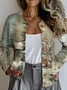 Peasant Christmas Knitted Loose Cardigan