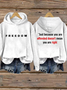 Women's freedom Print Casual Hoodie Sweatshirt