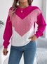 Casual Regular Fit Crew Neck Sweater