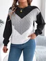 Casual Regular Fit Crew Neck Sweater