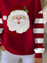 Women's Christmas Print Casual Crew Neck Sweatshirt