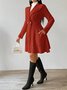 Plain Urban Lapel Collar Jacquard Thickened Slim-fit Jacquard Jacket