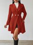Plain Urban Lapel Collar Jacquard Thickened Slim-fit Jacquard Jacket
