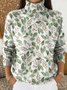 Casual Turtleneck Christmas Tree Loose Sweater