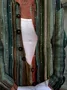 Printing Abstract Vintage Regular Fit Cardigan