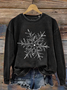Casual Christmas Loose Crew Neck Sweatshirt