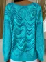 Casual Regular Fit Cotton Ombre Sweater