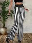 Regular Fit Geometric Casual Pants