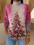 Christmas Turtleneck Casual Loose Sweater