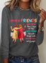 I Hope We Are Friends Until We're Old , Best Friend Casual Long Sleeve Shirt