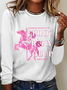 Im Gonna Keep On Dancin At The Pink Pony Club Casual Long Sleeve Shirt