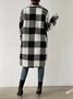 Lady Romance Buckle Coral Velvet Shawl Collar Coat