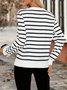 Stand Collar Cotton Casual Sweatshirt