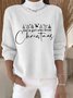 Christmas Turtleneck Loose Casual Sweater