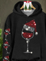 Loose Casual Printing Christmas Hoodie