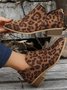 British Style Four Seasons Solid Color Pointed Toe Casual Rear Zipper Low Heel Thick Heel Single Shoes