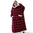 Home Clothes Jacket Lazy Hooded Sweater Thickened Blanket Loose Pullover Wearable Blanket Couple Parent-Child Style