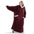 Home Clothes Jacket Lazy Hooded Sweater Thickened Blanket Loose Pullover Wearable Blanket Couple Parent-Child Style