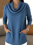 Regular Fit Casual Mock Neck T-Shirt