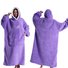 Home Clothes Jacket Lazy Hooded Sweater Thickened Blanket Loose Pullover Wearable Blanket Couple Parent-Child Style