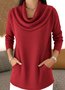 Regular Fit Casual Mock Neck T-Shirt