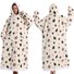 Home Clothes Jacket Lazy Hooded Sweater Thickened Blanket Loose Pullover Wearable Blanket Couple Style