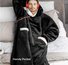 Home Clothes Jacket Lazy Hooded Sweater Thickened Blanket Loose Pullover Wearable Blanket Couple Parent-Child Style