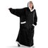 Home Clothes Jacket Lazy Hooded Sweater Thickened Blanket Loose Pullover Wearable Blanket Couple Parent-Child Style
