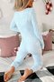 V Neck Sexy Christmas Regular Fit Lounge Set