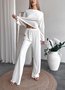 Cotton Casual Two-Piece Set