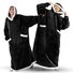 Home Clothes Jacket Lazy Hooded Sweater Thickened Blanket Loose Pullover Wearable Blanket Couple Parent-Child Style