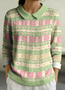 Color Block Casual Sweater