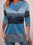 Casual Others Multicolor Block T-Shirt