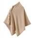 Loose Casual Asymmetrical Collar Cashmere Kimono