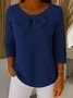 Plain Simple Crew Neck Loose Knit Top
