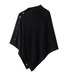 Loose Casual Asymmetrical Collar Cashmere Kimono