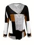 Casual Others Multicolor Block T-Shirt