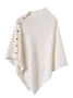 Loose Casual Asymmetrical Collar Cashmere Kimono