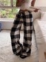 Loose Simple Leopard Pants