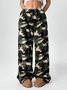 Loose Simple Leopard Pants