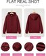 Casual Loose Jacquard Texture Elastic Drawstring Hooded Women's Sweatshirt