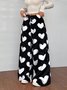 Loose Simple Leopard Pants